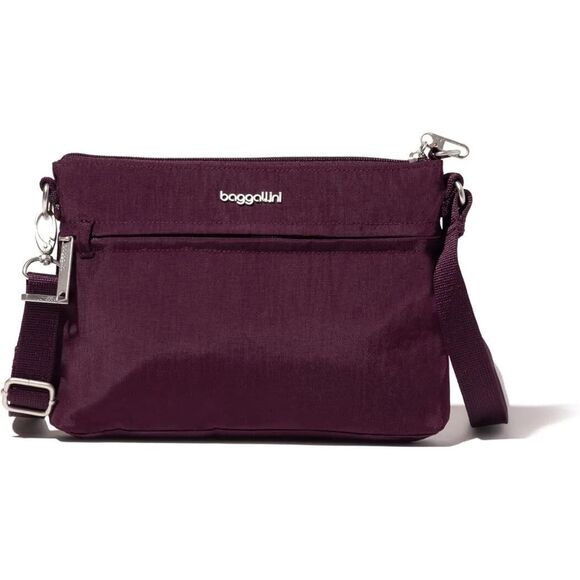 Handbags - New BAGALLINI Mulberry Securtex Anti-Theft Memento Crossbody Bag